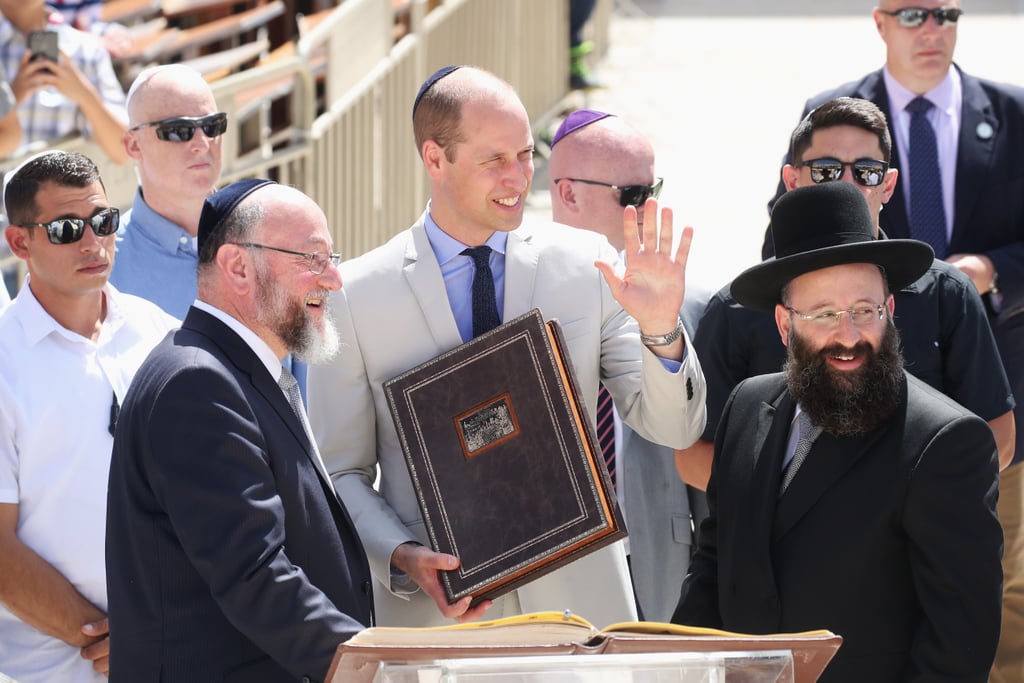 Prince William in Jerusalem June 2018