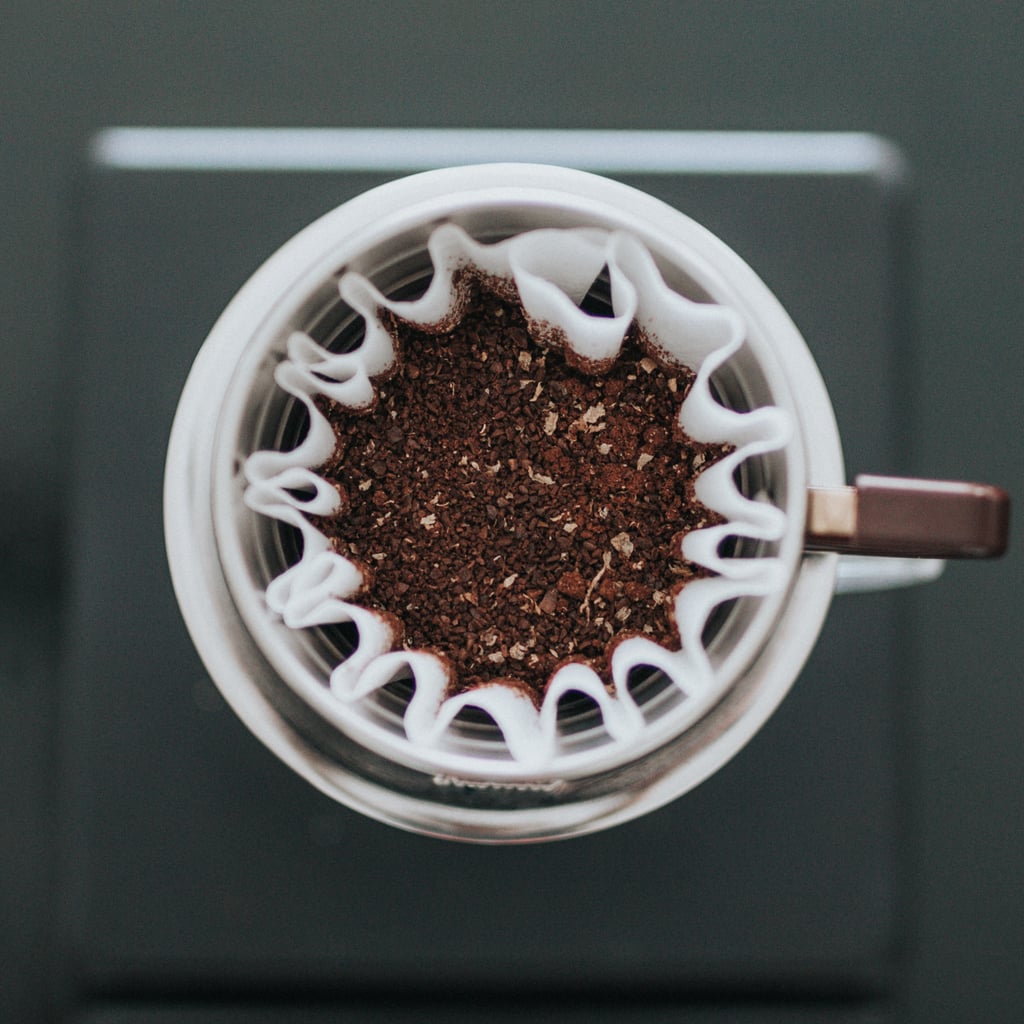 Sprinkle Coffee Grounds