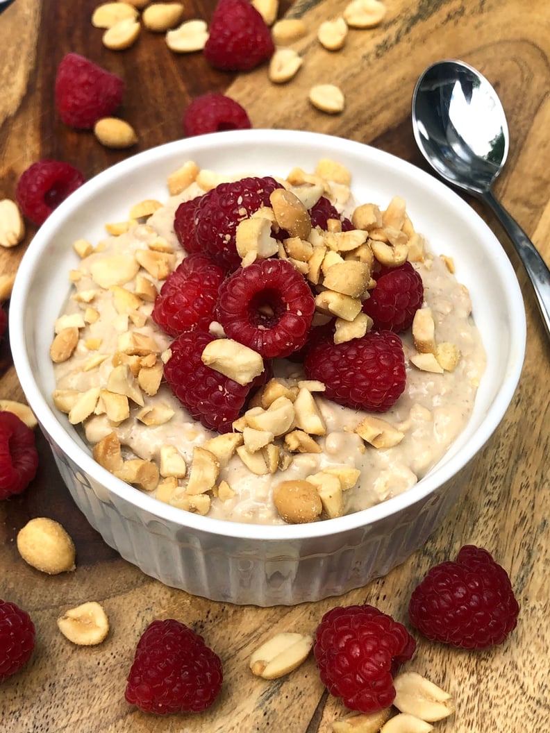 Peanut Butter and Jelly Protein Overnight Oats