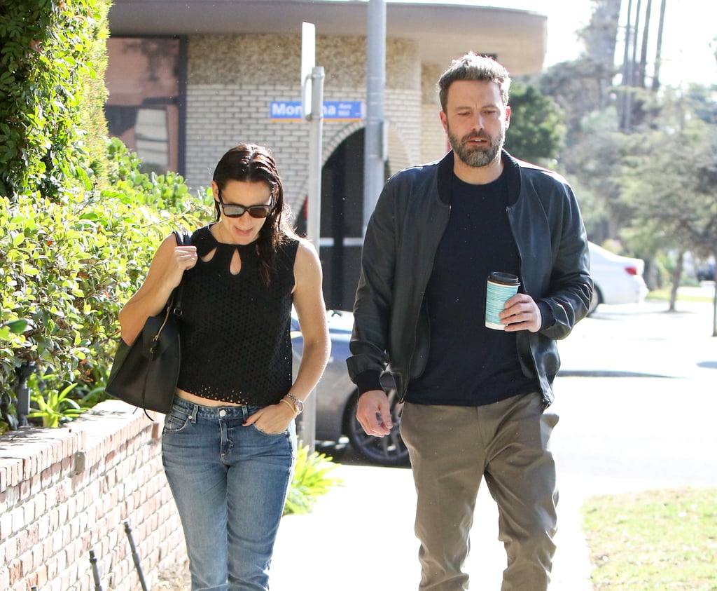 Nov. 19, 2016: Jen and Ben grab lunch together in Santa Monica, CA.