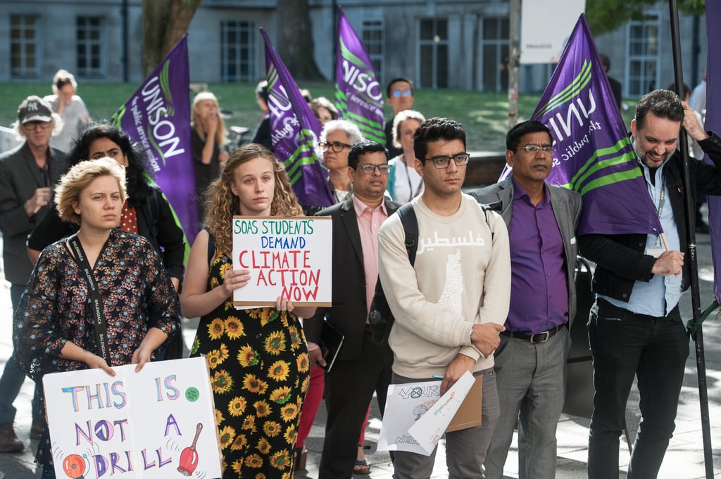 Students Protesting at the Global Climate Strike 2019