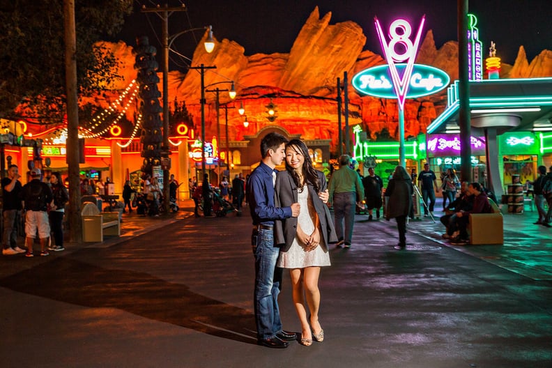 Spend the evening at Cars Land in California Adventure.