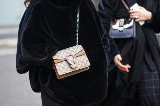 black designer purse