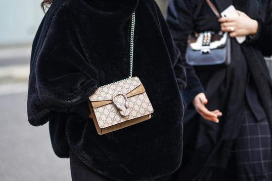 black pebbled leather crossbody bag