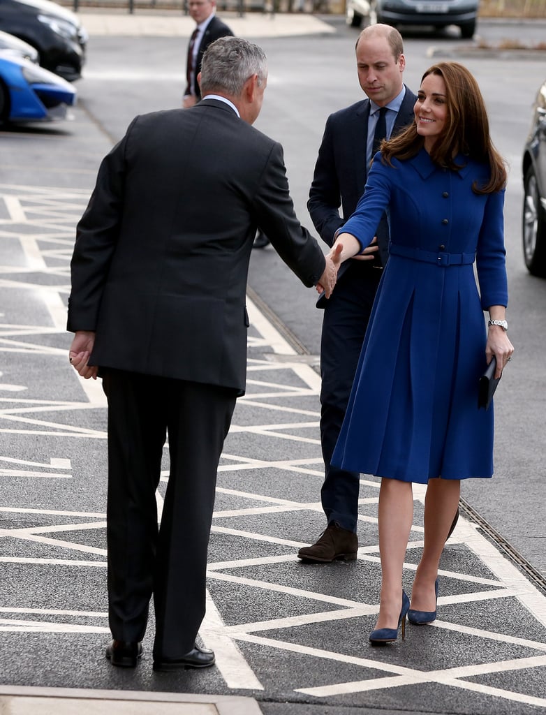 Kate Middleton Blue Eponine Dress November 2018