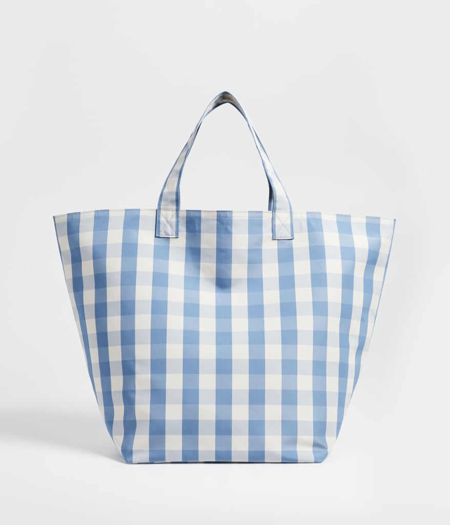 Trademark Large Gingham Grocery Bag