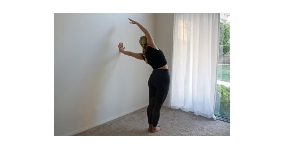 Side Bend — 30 seconds per side | Wall Stretches to ...