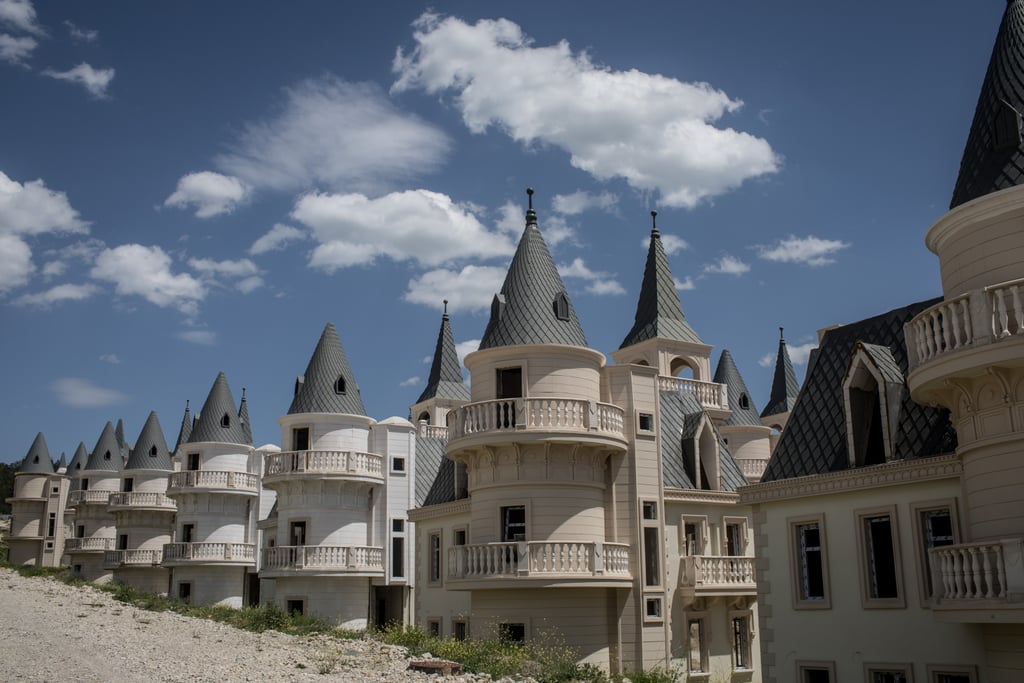 ghost town in turkey with disney castles