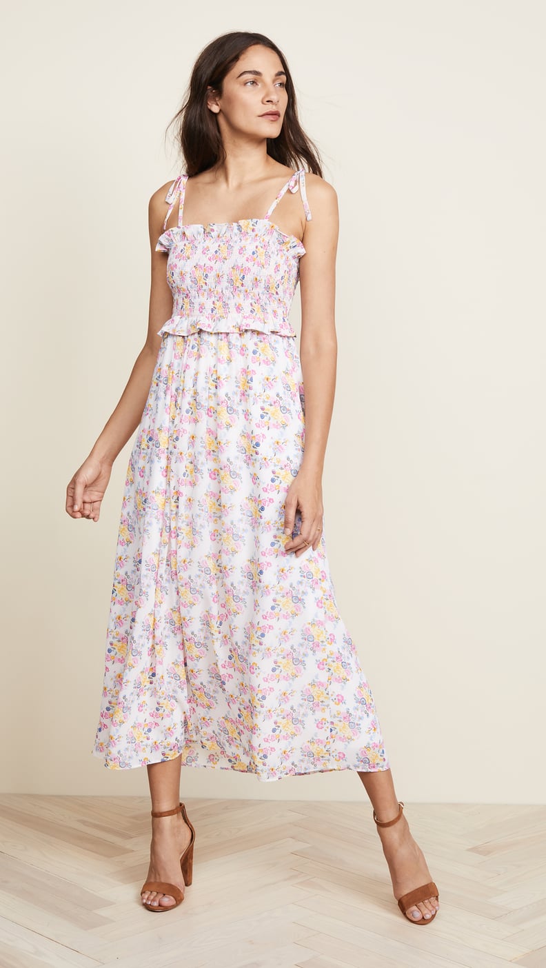 Elsa Floral Front Slit Maxi Dress – ASTR The Label