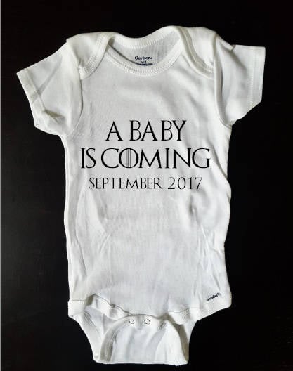 Baby Is Coming Onesie