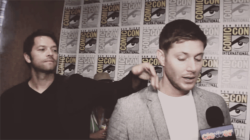 This Face Stroking Jensen Ackles And Misha Collins Friendship In Real