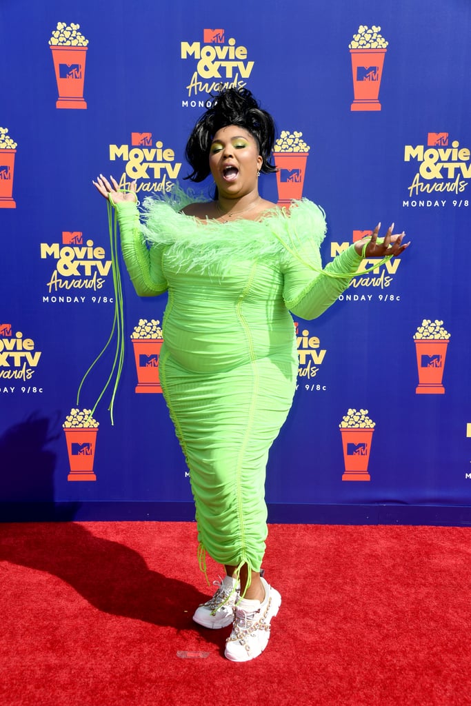 Lizzo's Neon Dress at the 2019 MTV Movie and TV Awards