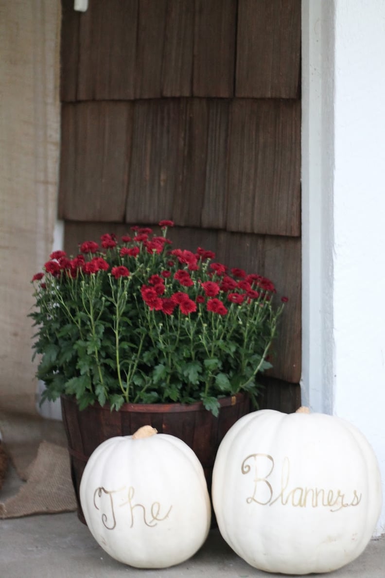 Personalized Pumpkins