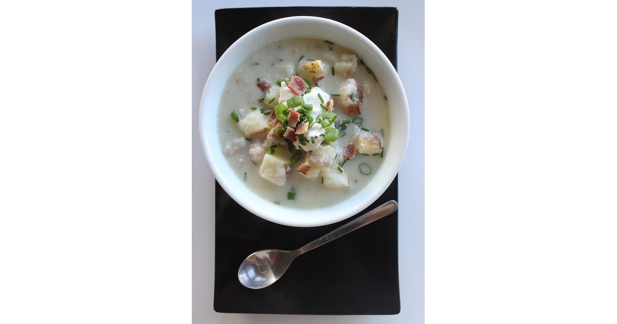 Loaded Baked Potato Soup LowCarb Dinner Recipes POPSUGAR Fitness