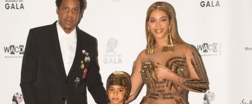 Beyoncé Wearing Gold Dress at 2018 Wearable Art Gala