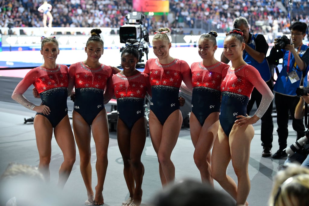 Us Womens Gymnastics Teams Wins 2019 Worlds Team Final Popsugar Fitness Photo 8 