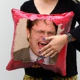 Dwight Schrute Sequin Pillows Are Now a Thing, and I Kinda, Sorta, Really Want One