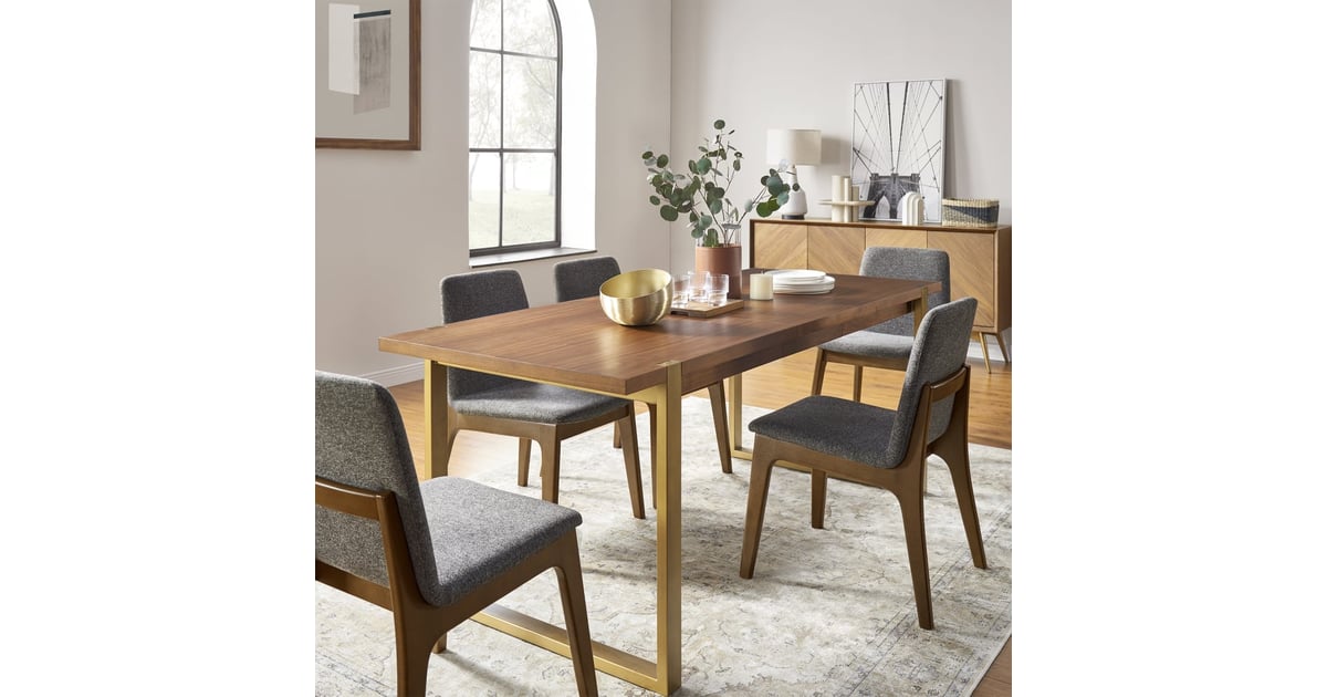 A Touch of Gold Castlery Gavin Extendable Dining Table Castlery