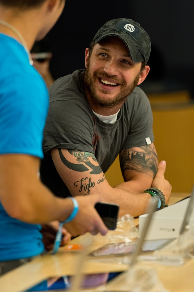 Tom Hardy Smiling Pictures