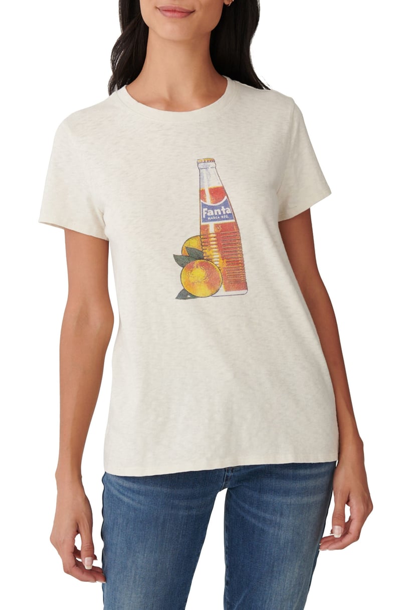 Lucky Brand Fanta Bottle Cotton Graphic Tee