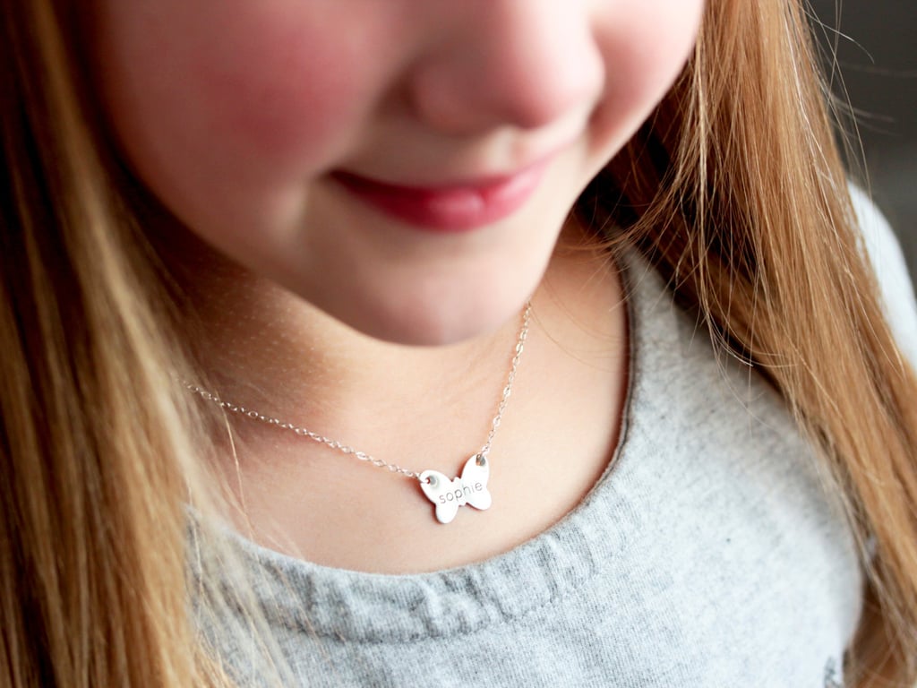 Personalized Butterfly Necklace