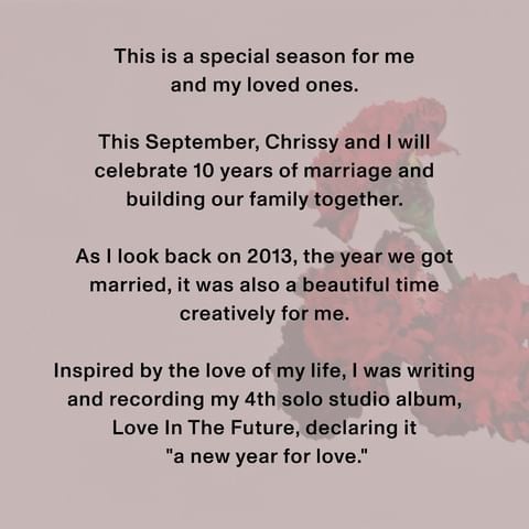 2013: John Legend Releases "All of Me" About Chrissy Teigen