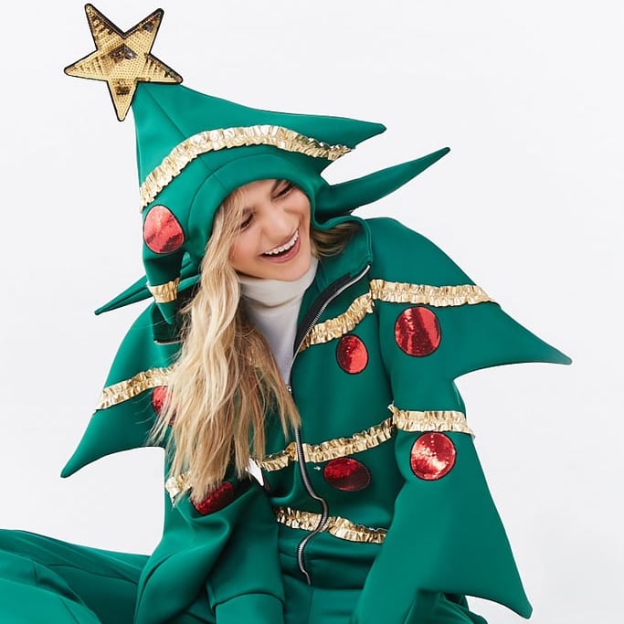 Plus Size Christmas Tree Sweater Dress Forever 21 Is Selling