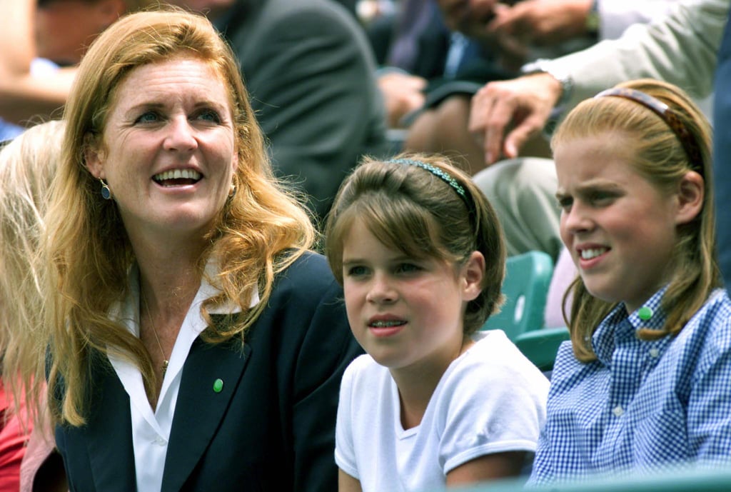The Yorks took in a tennis match at Buckingham Palace in 2000.