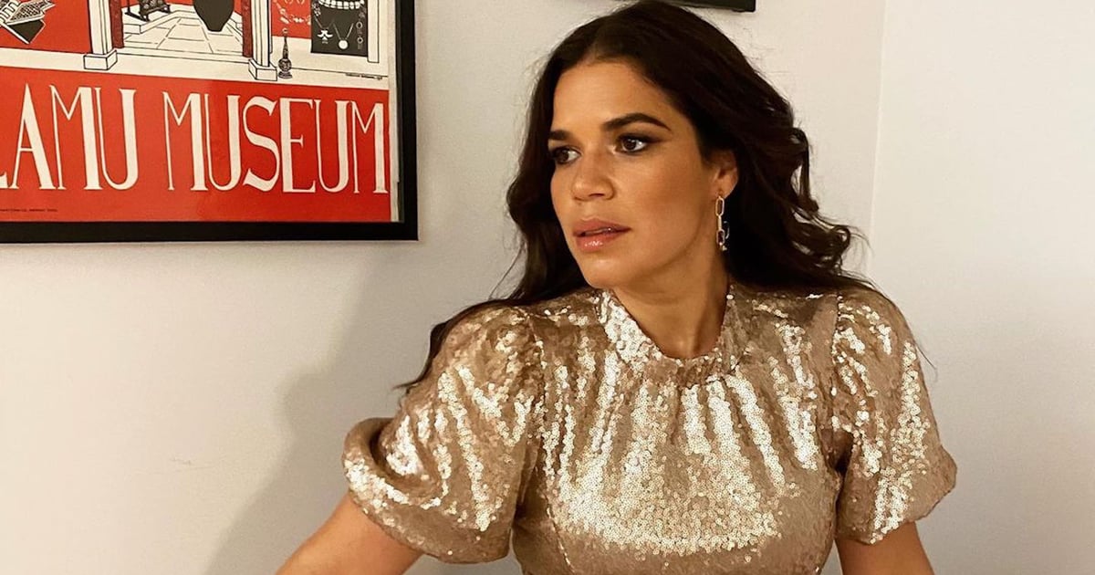 America Ferrera Put on a Gold Sequin Dress – and Heels! – to Encourage Us to Vote America Ferrera Put on a Gold Sequin Dress – and Heels! – to Encourage Us to Vote
