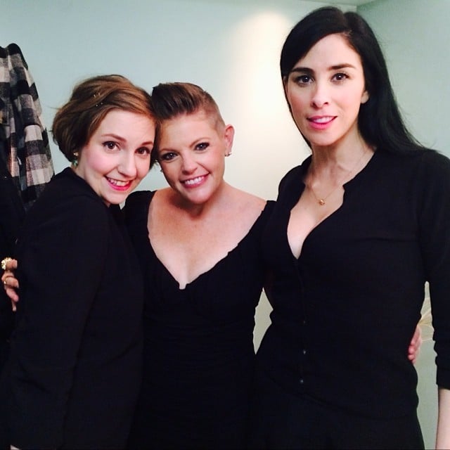 For Lena Dunham, hanging out with Natalie Maines and Sarah Silverman was a "life highlight."
Source: Instagram user lenadunham