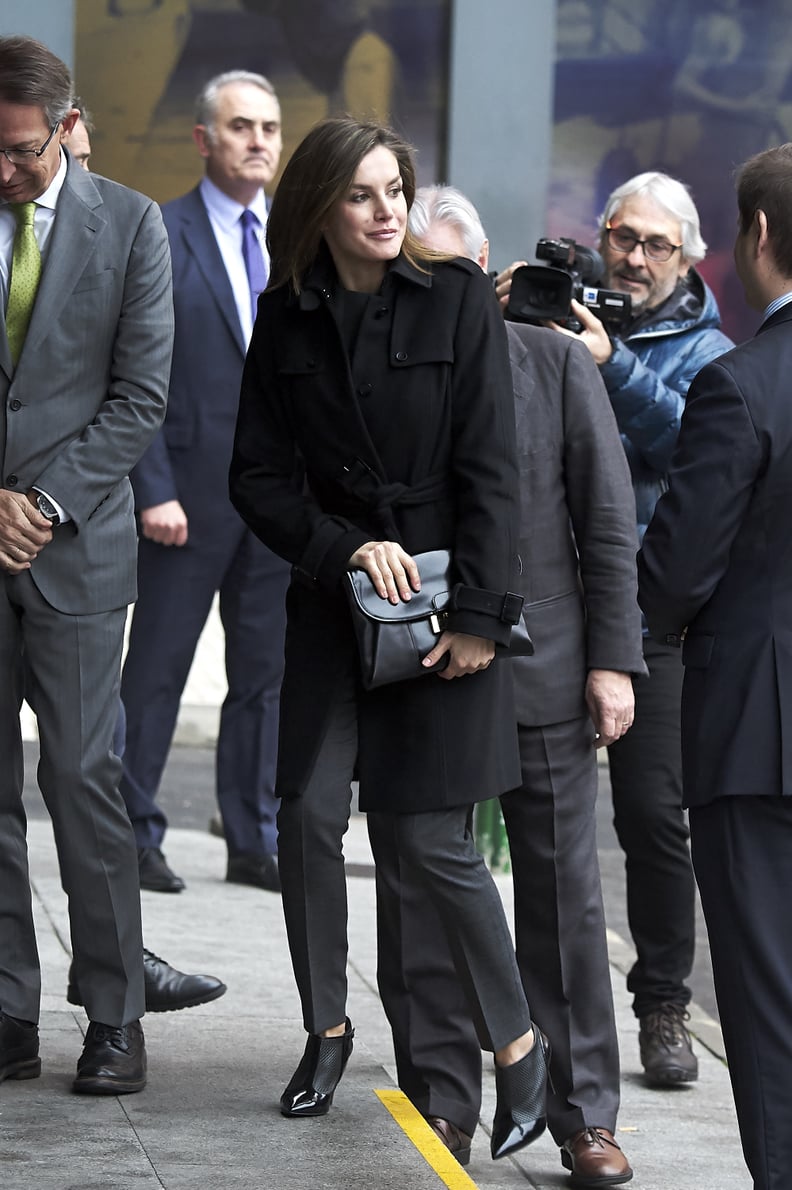 Letizia in Hugo Boss, January 2018