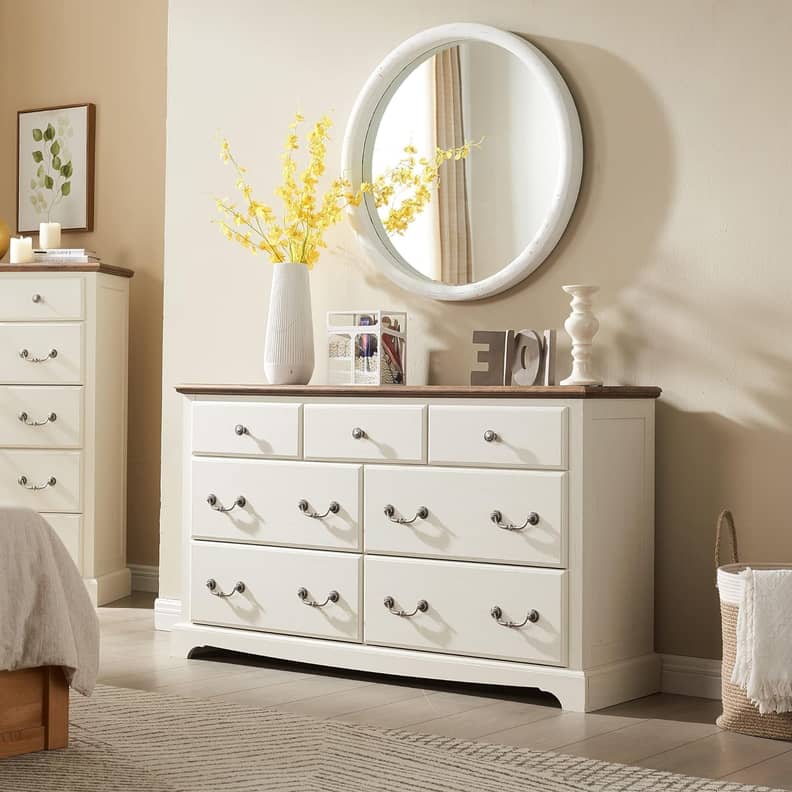 Amazon sales dressers white