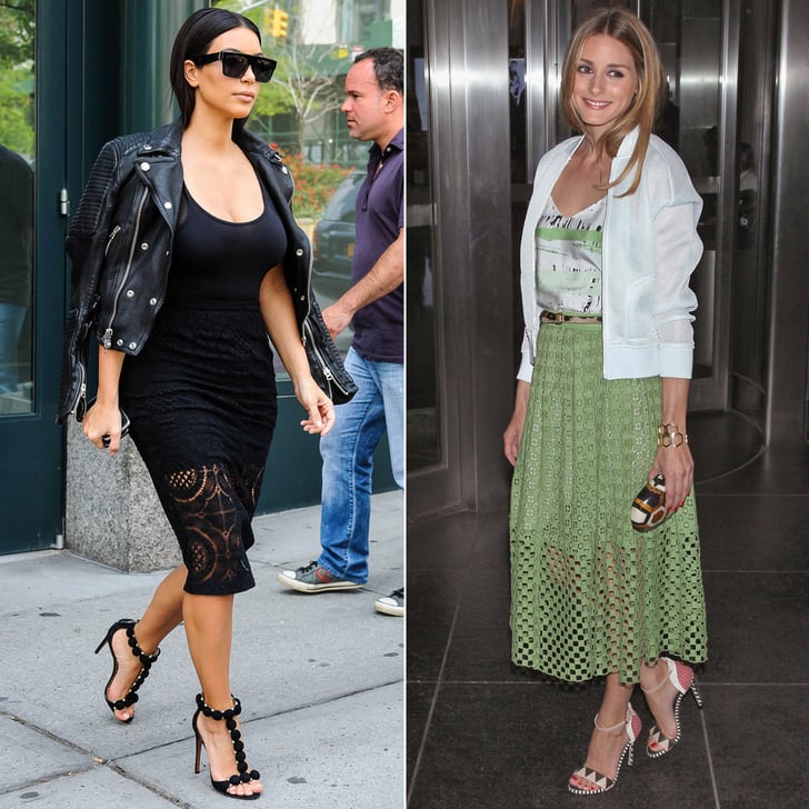 Kim Kardashian's Sheer Skirt Kim Kardashian's Sheer Skirt