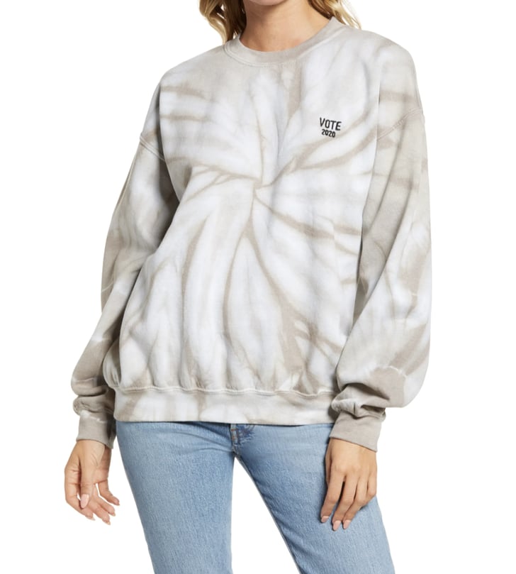 Treasure and bond tie top dye sweatshirt