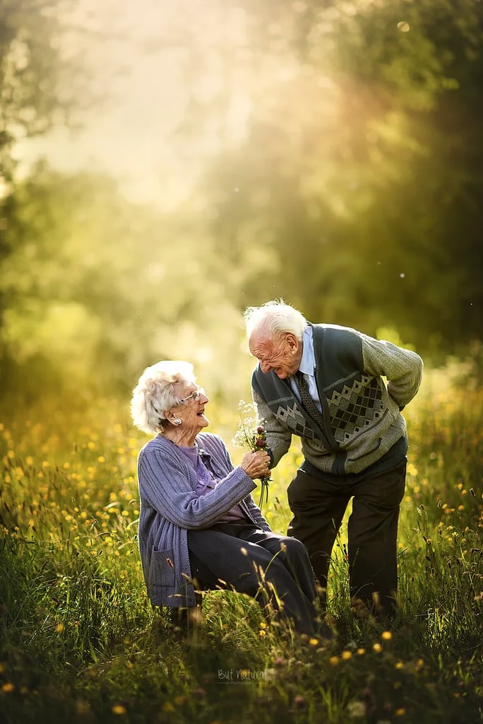 Elderly Couples Pose For Engagement-Style Photo Shoots