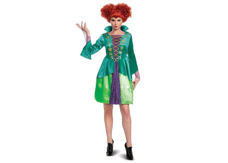 Adult Disney Hocus Pocus Winifred Sanderson Halloween Costume Dress