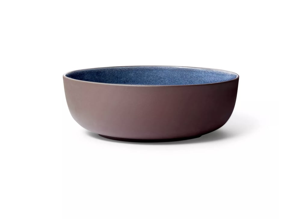 Reactive Glaze Stoneware Serving Bowl