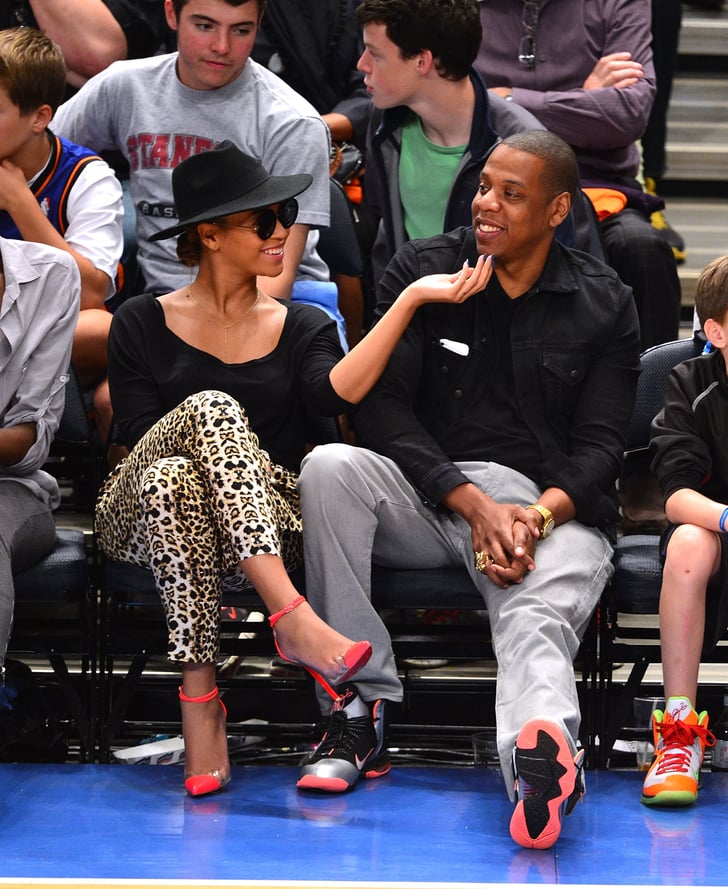 They were all smiles at an April 2012 Knicks game in NYC. | Beyonce and ...