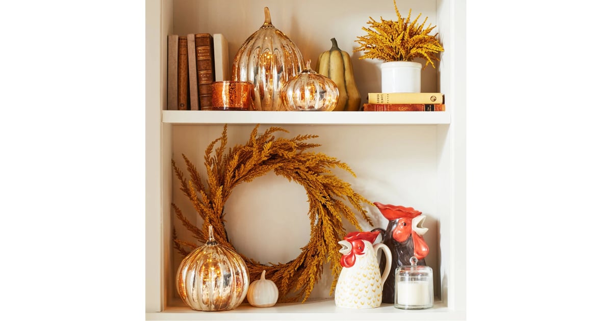 Artificial Goldenrod Arrangement in Ceramic Pot Best Fall Decor From