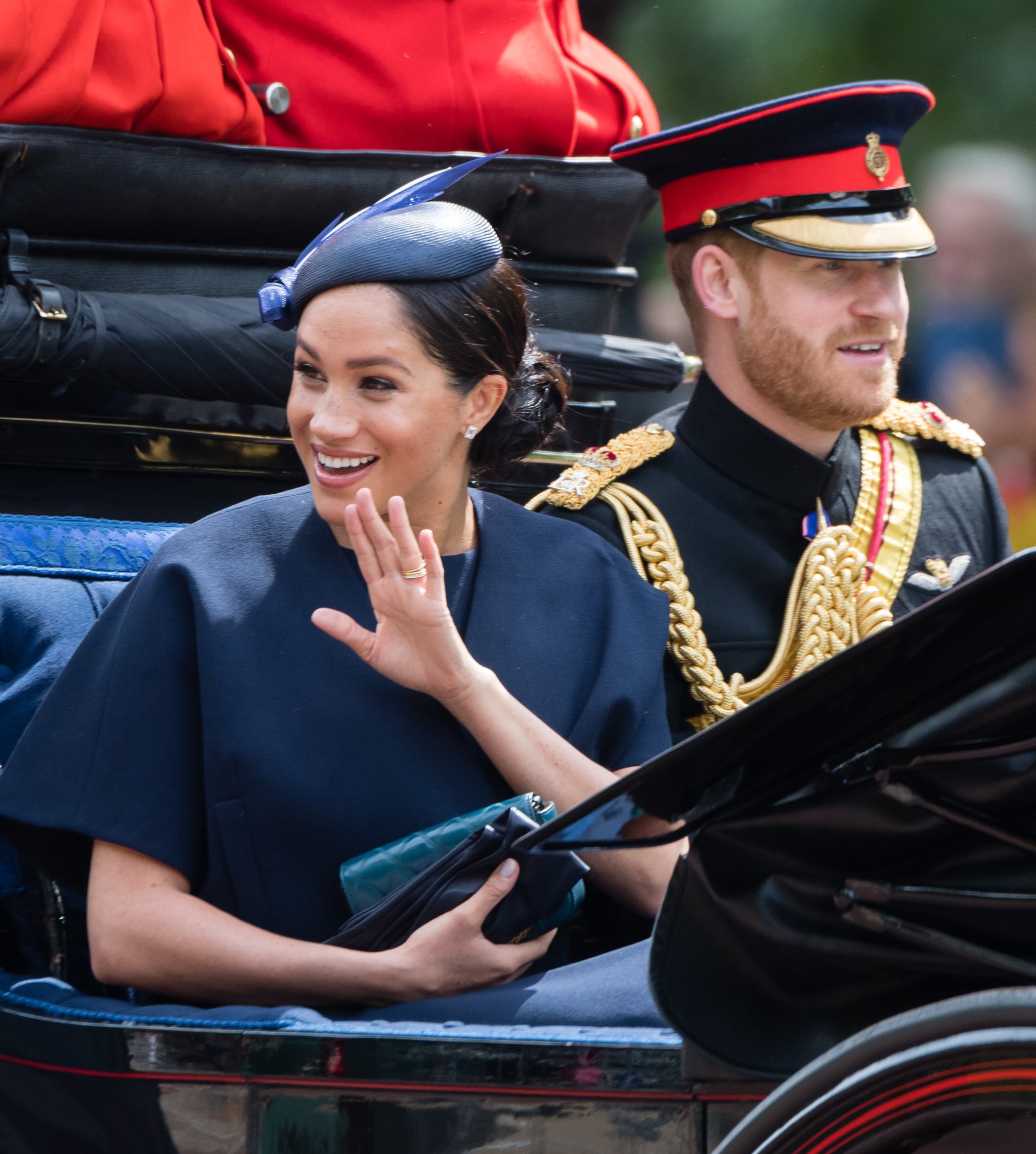 Meghan markle navy hat clearance