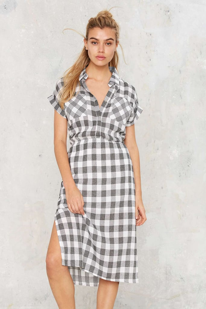 Nasty Gal Walk in the Park Gingham Dress ($55)