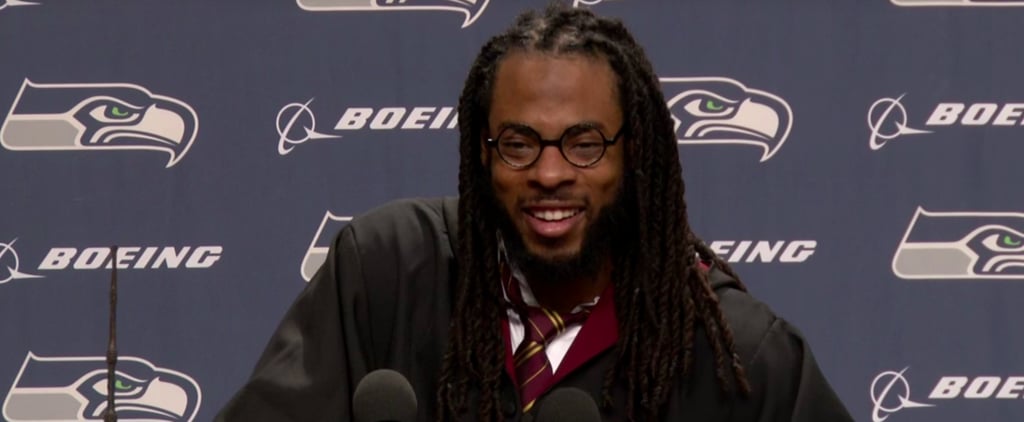 Richard Sherman Dressed Like Harry Potter Video