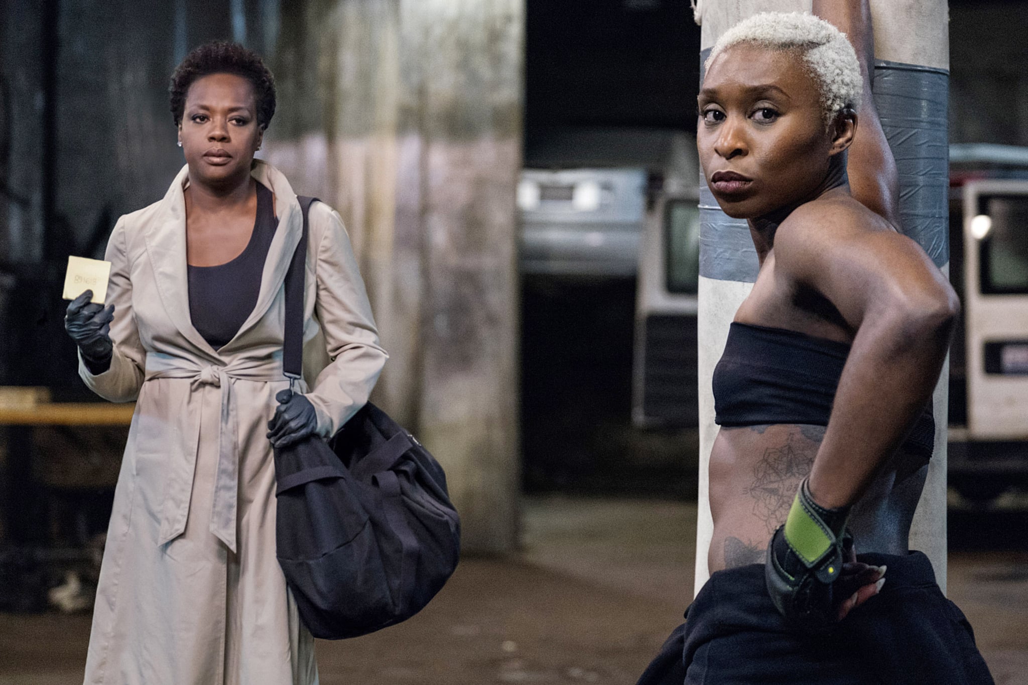 WIDOWS, from left: Viola Davis, Cynthia Erivo, 2018. ph: Merrick Morton /TM & copyright  Twentieth Century Fox Film Corp. All rights reserved. /Courtesy Everett Collection