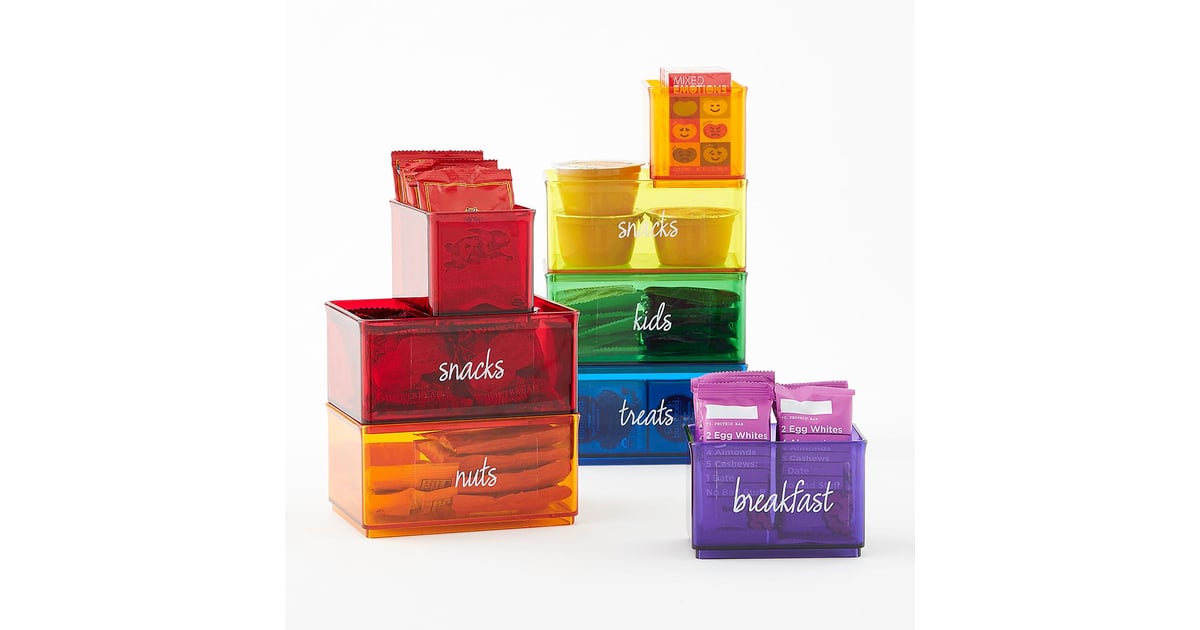 The Home Edit Rainbow Organiser Bins | Best Food Storage Containers