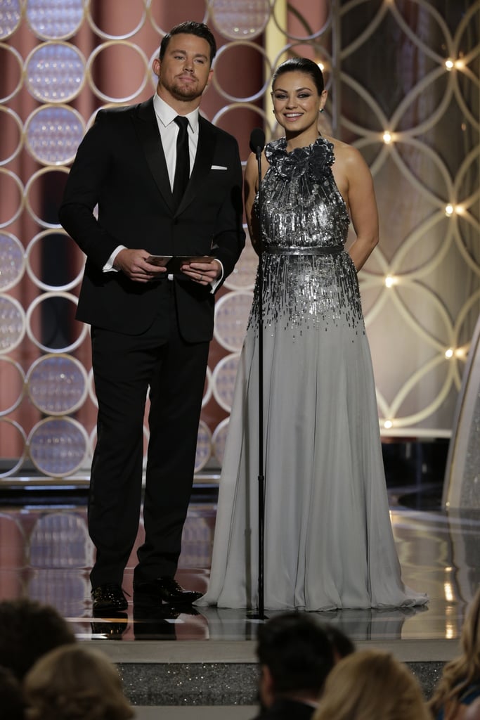 Channing presented an award with Mila Kunis.