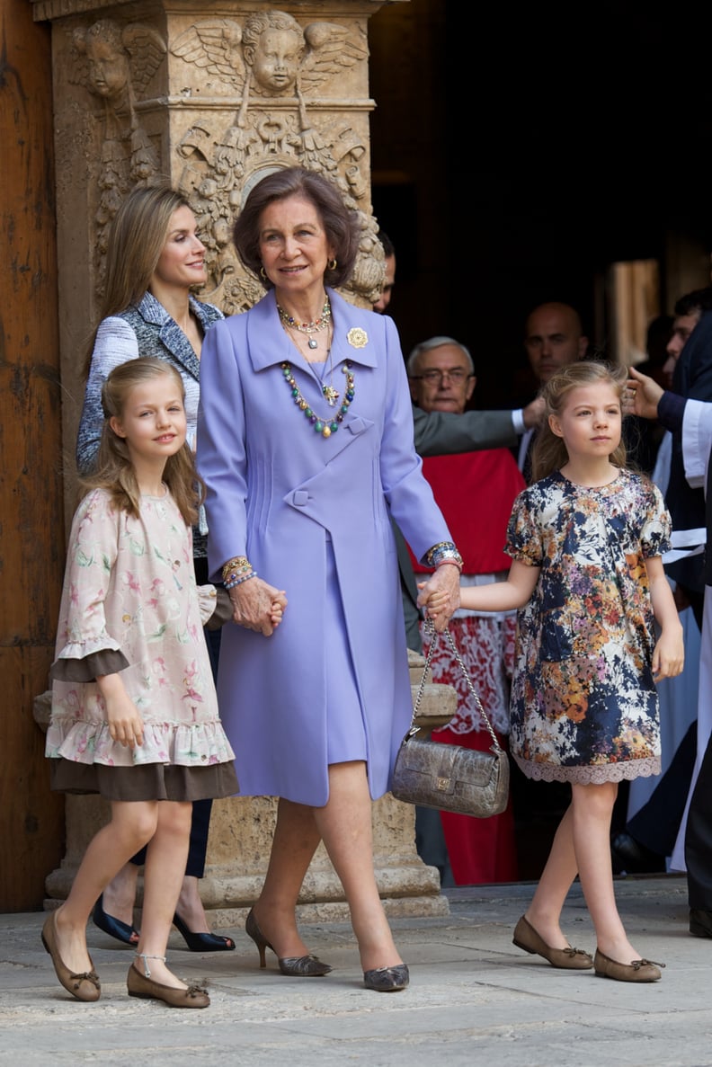 Princess Leonor and Infanta Sofía in 2014