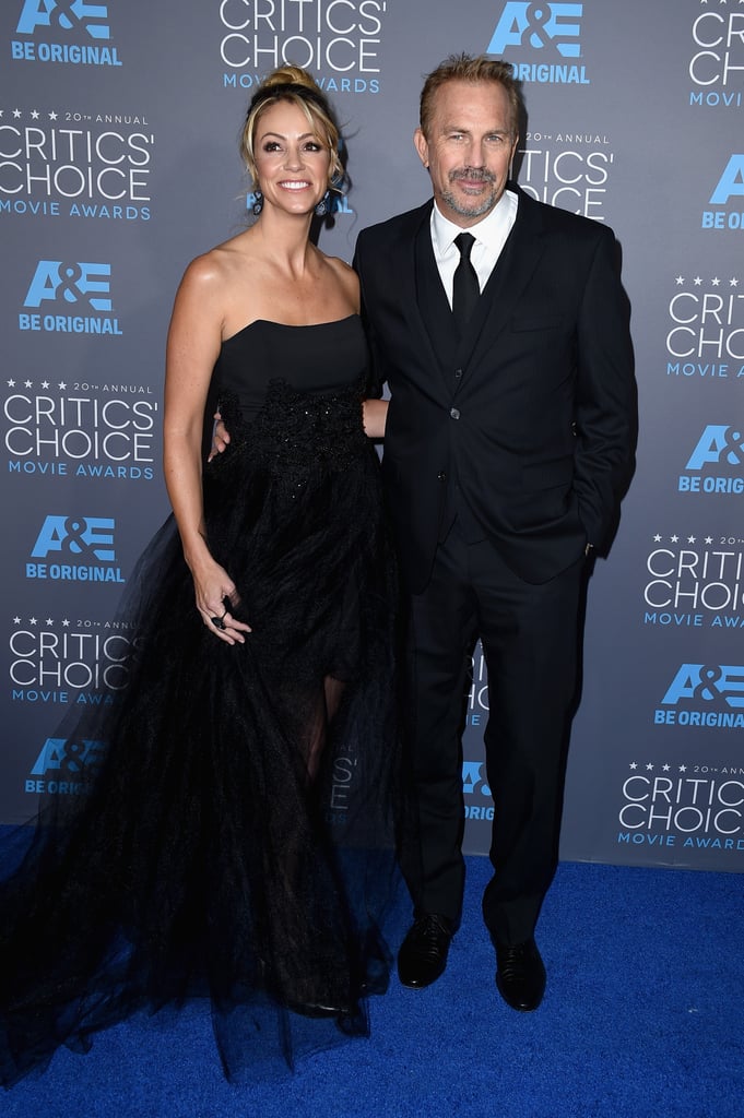 Kevin Costner And Christine Baumgartner The Big Screens Hottest Stars Were At The Critics