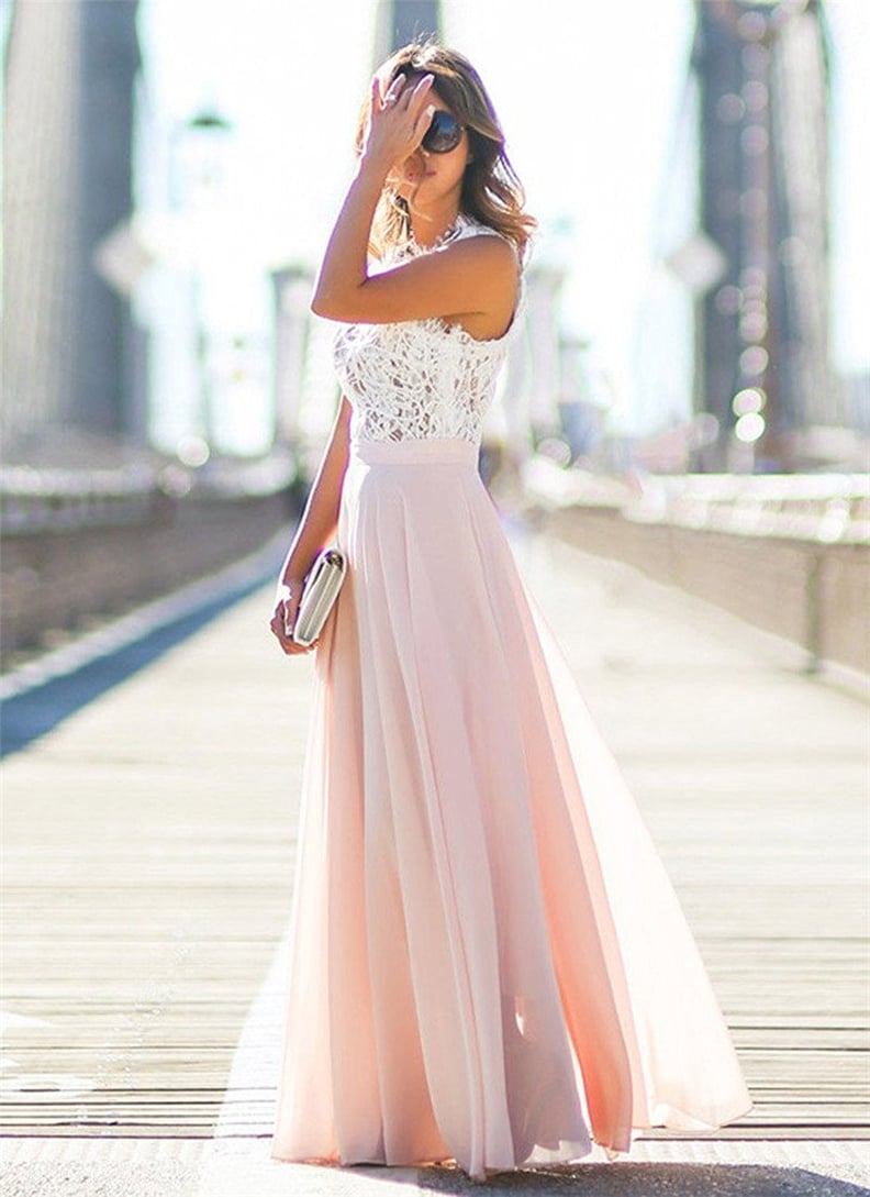 ABD Floral Lace Maxi Dress