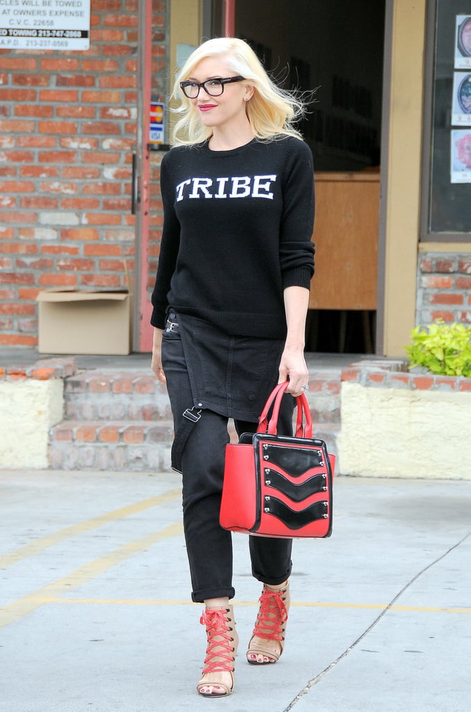 Gwen Stefani walked around LA on Tuesday.