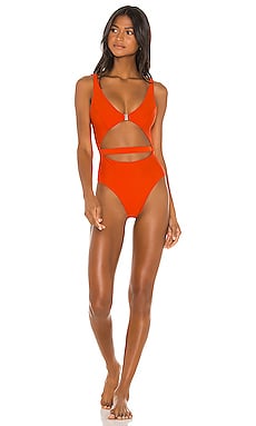 Lovewave Gin One Piece in Hot Papaya